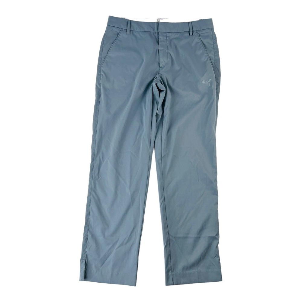 Puma Stone Blue CCell Polyester Elastane Golf Pants Mens Size 32X29.5